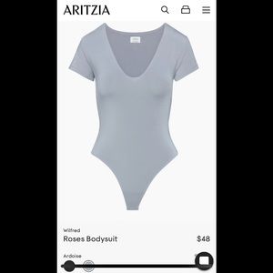 Aritzia Women’s Large Wilfred Roses Bodysuit in Ardoise